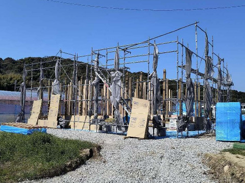 上棟前準備完了