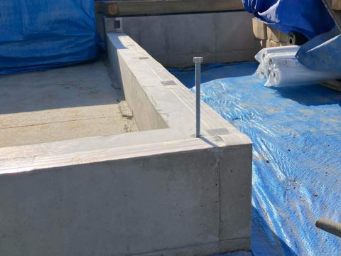 追加アンカー打ち込み完了