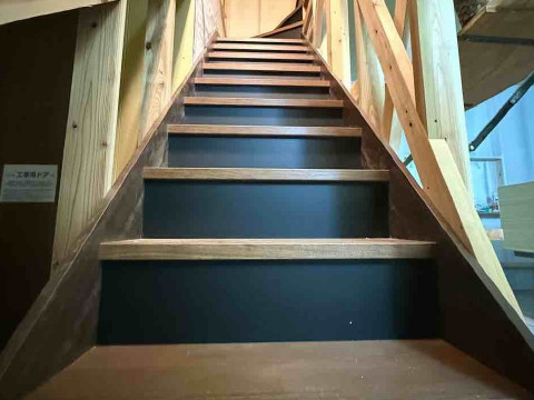 階段の施工完了
