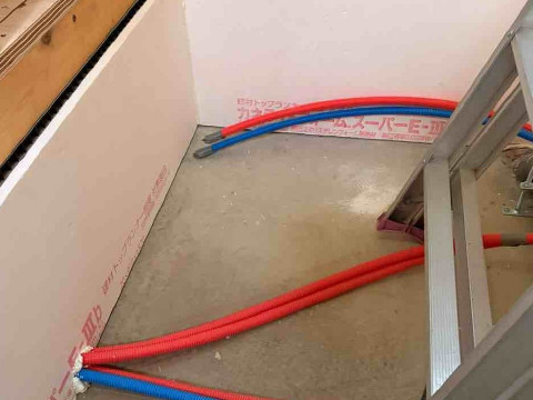 ユニットバス基礎断熱施工