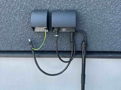 庭園灯工事 電気工事完了