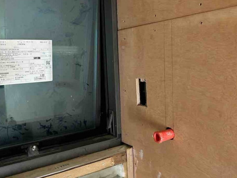 洗濯機、幹太くんコンセント移設