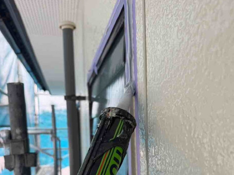 コーキング完了