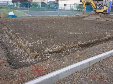 地業／砕石敷込工事