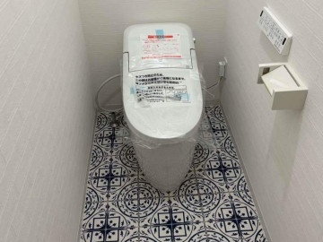 トイレ取付け完了
