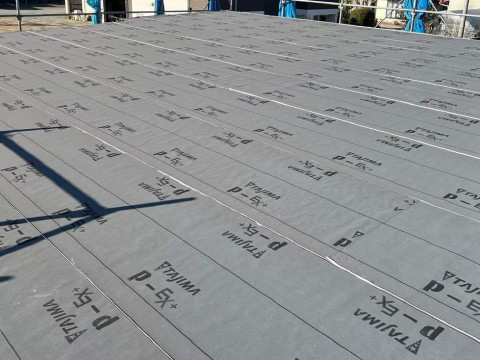 ルーフィング施工