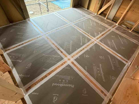 面材、床断熱施工