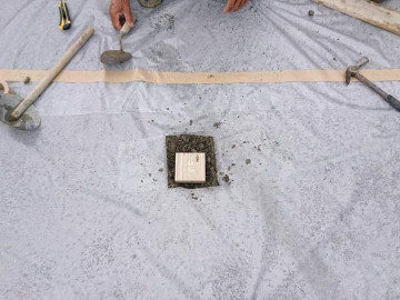 地業工事／鎮め物