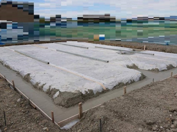 地業／防湿シート・ステコン打設工事