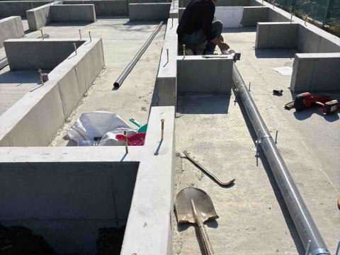 基礎天土台墨付け完了