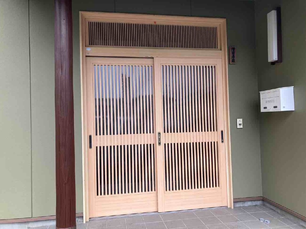 玄関引戸交換完了
