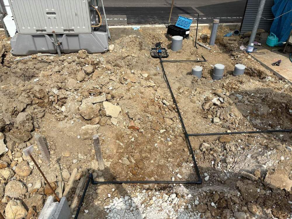 下水道、給水切替工事