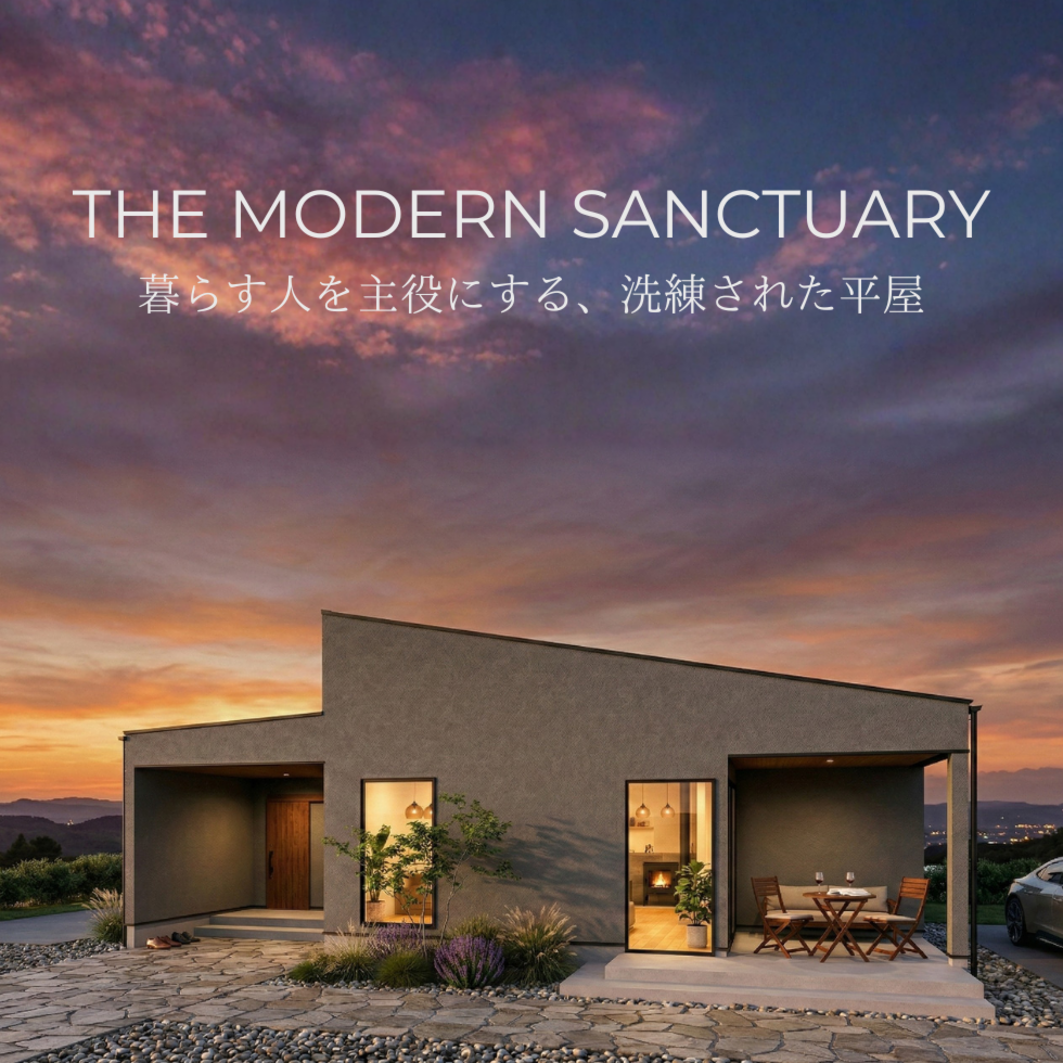 【完成見学会】THE MODERN SANCTUARY 暮らす人を主役にする、洗練された平屋