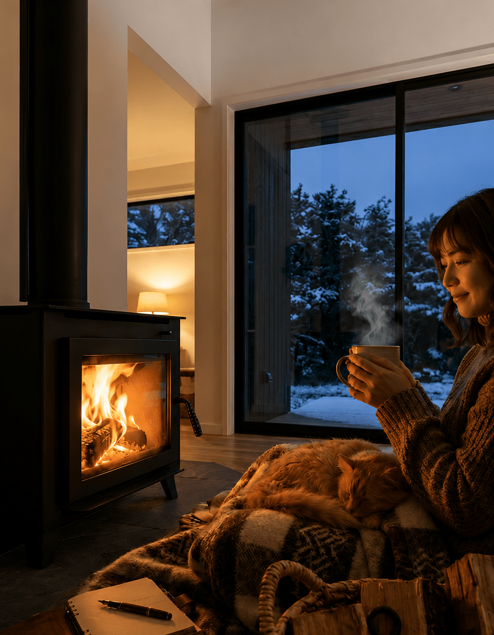快適な性能を備えた平屋のリビング